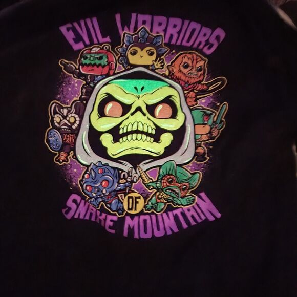 POP! Tees Evil Warriors Of Snake Mountain - Glow In The Dark - Size Large - Picture 5 of 5